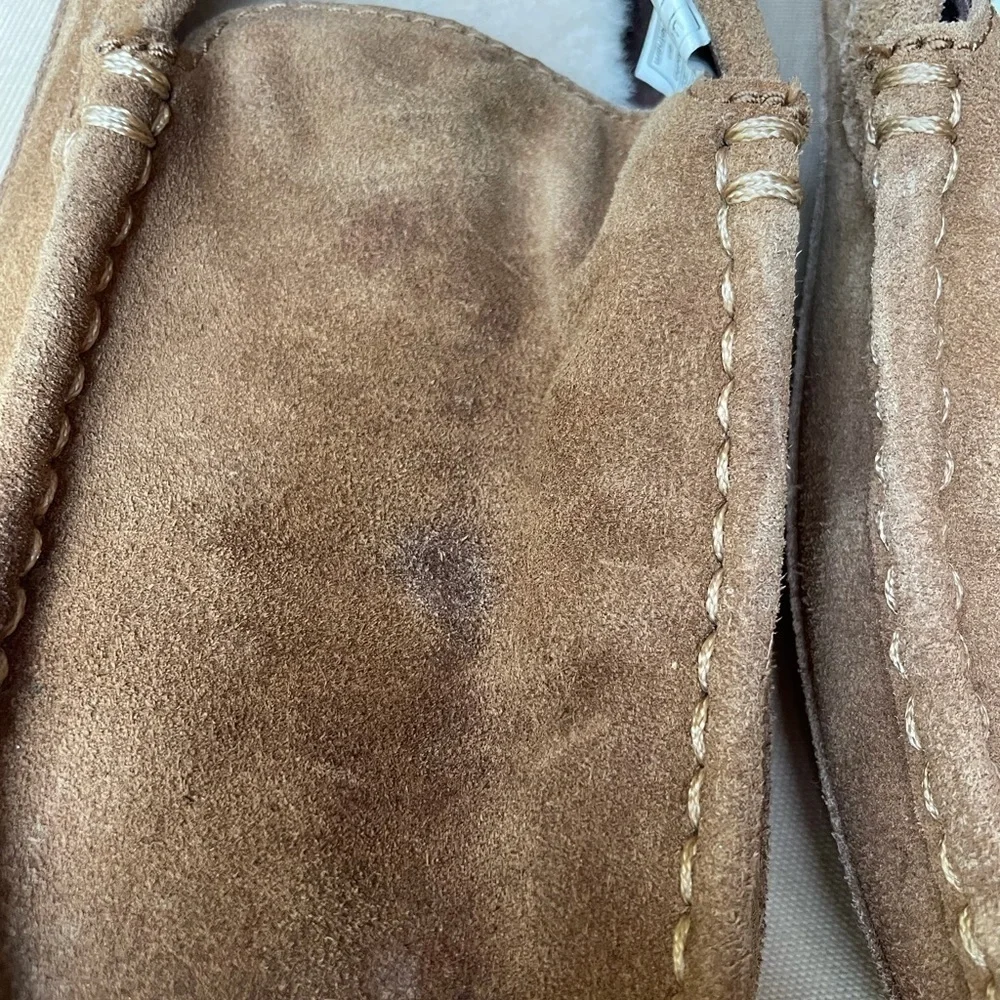 Ugg Alder Suede Slip On Shoe Slipper‎ Tan Size 10
